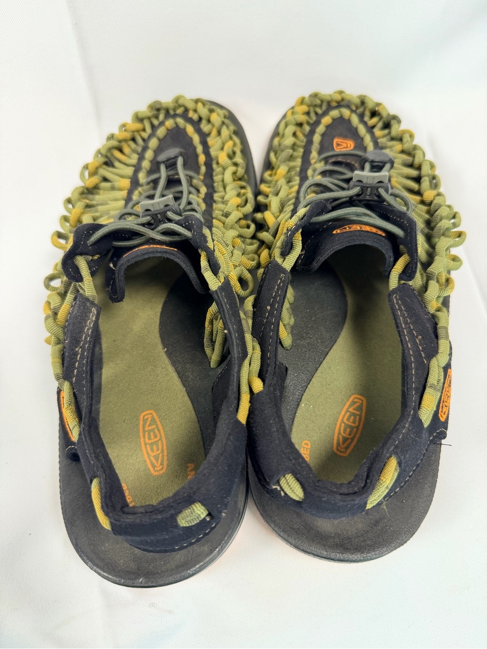 KEEN Men’s Size 10 Shoes Sandals Woven Outdoors Hiking Uneek Style Bungee Cords - Picture 10 of 13